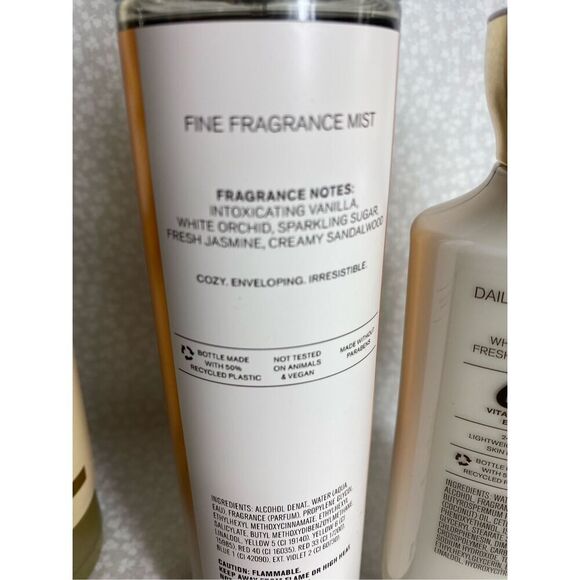 Bath and Body Works WARM VANILLA SUGAR 4 PC Set - Picture 3 of 6